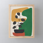 Modern Abstract Minimal Shapes Branches Art 4 Mini Art Print Gallery Image 1