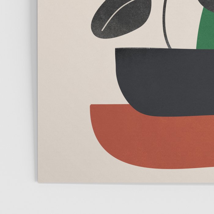 Modern Abstract Minimal Shapes Branches Art 4 Poster Gallery Image 3