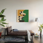 Modern Abstract Minimal Shapes Branches Art 4 Wood Wall Art Gallery Image 2