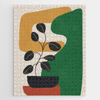 Modern Abstract Minimal Shapes Branches Art 4 Jigsaw Puzzle Gallery Image 1