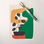 Modern Abstract Minimal Shapes Branches Art 4 Wrapping Paper Gallery Image 1