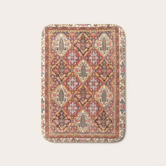 Bakhtiari Shalamzar Antique West Persian Rug Print Bath Mat Gallery Image 1