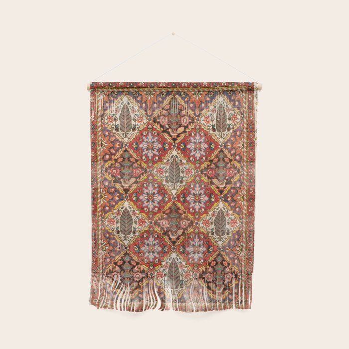 Bakhtiari Shalamzar Antique West Persian Rug Print Wall Hanging Gallery Image 1