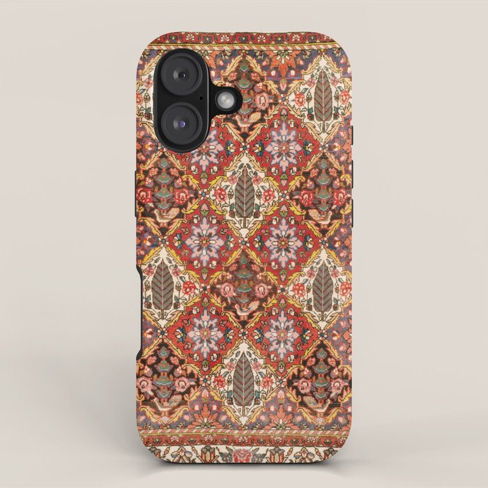 Bakhtiari Shalamzar Antique West Persian Rug Print iPhone Case Gallery Image 1