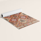 Bakhtiari Shalamzar Antique West Persian Rug Print Yoga Mat Gallery Image 2