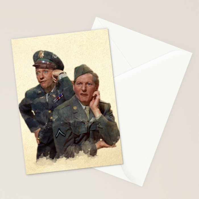 Wallace & Davis (White Christmas) Stationery Card Gallery Image 2