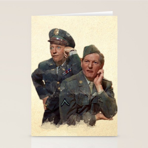 Wallace & Davis (White Christmas) Stationery Card Gallery Image 1