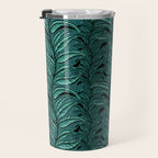 Magic Jungle Vine - green Travel Mug Gallery Image 3