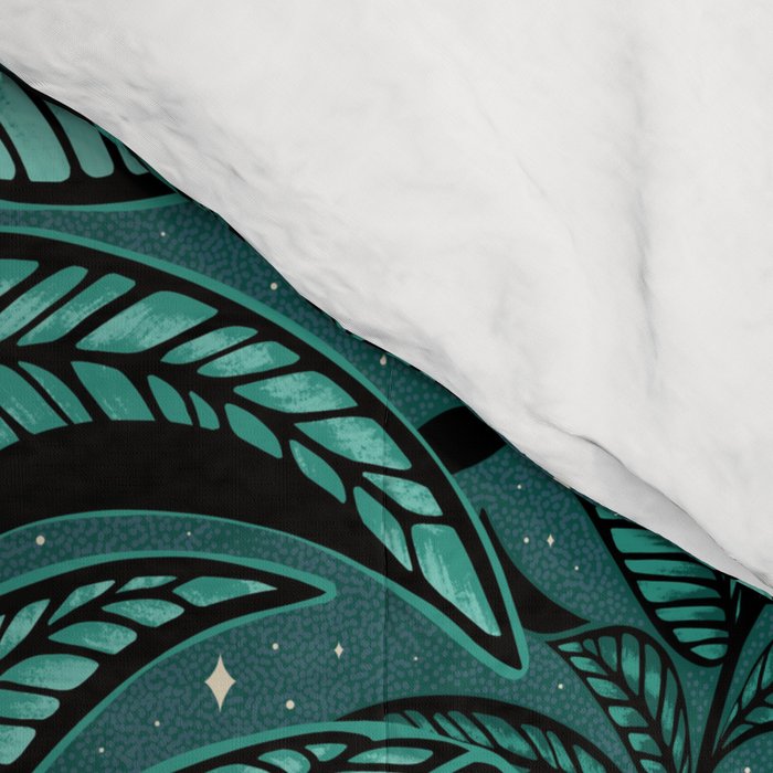 Magic Jungle Vine - green Comforter Gallery Image 4