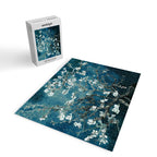 Van Gogh Almond Blossoms : Dark Teal Jigsaw Puzzle Gallery Image 2
