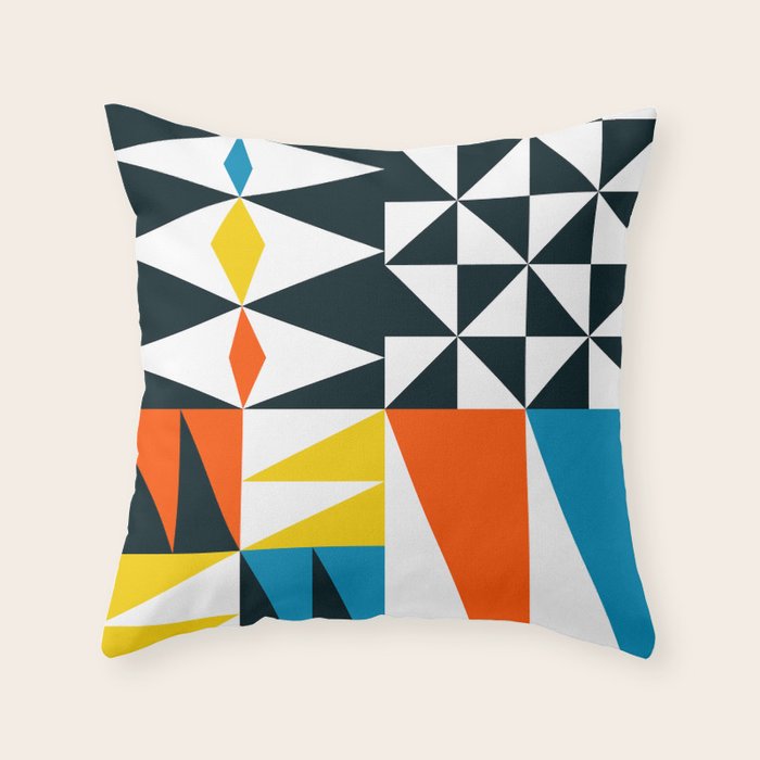 Mid Century 02 Throw Pillow Gallery Image 6