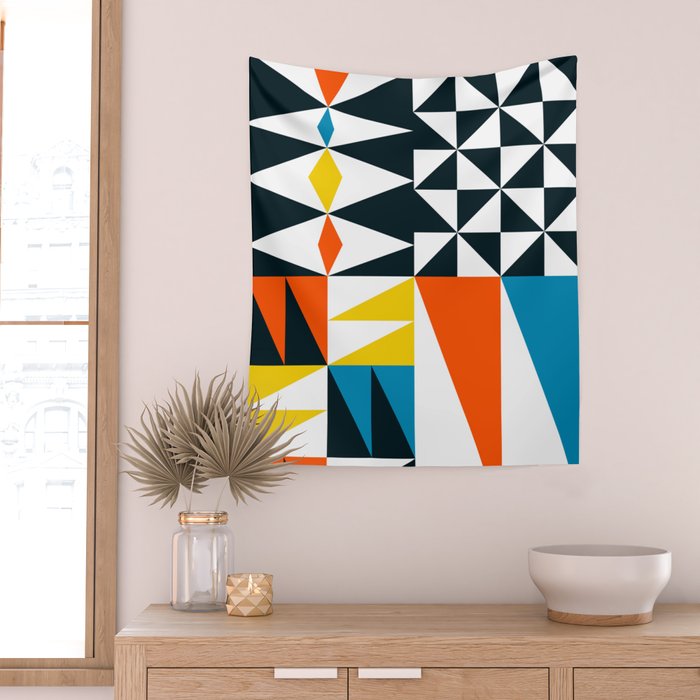 Mid Century 02 Wall Tapestry Gallery Image 2