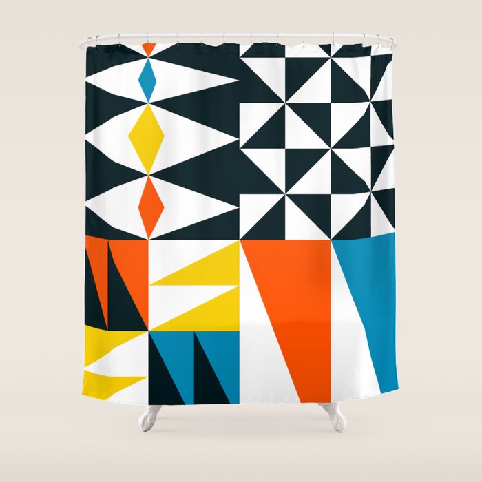 Mid Century 02 Shower Curtain Gallery Image 1