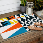 Mid Century 02 Outdoor Rug Gallery Image 2
