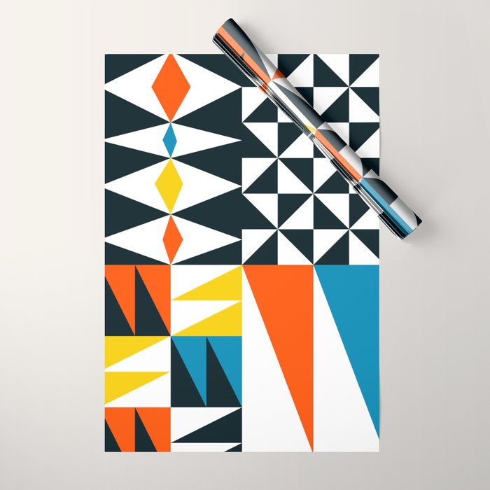 Mid Century 02 Wrapping Paper Gallery Image 1