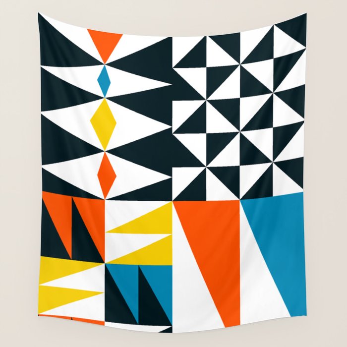 Mid Century 02 Wall Tapestry Gallery Image 4