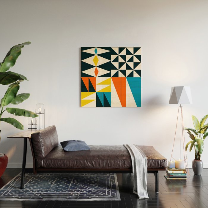 Mid Century 02 Wood Wall Art Gallery Image 2