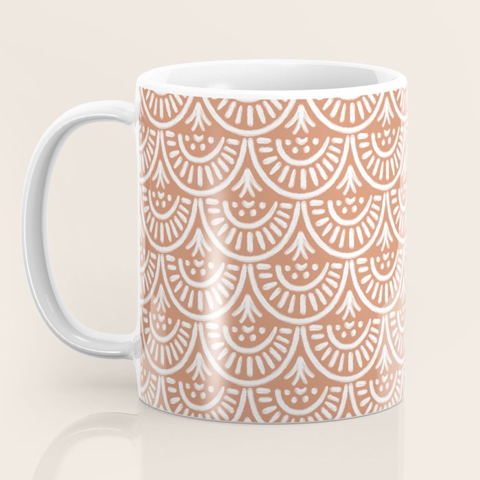 Coastl Palm . Terra Cotta Coffee Mug Gallery Image 3