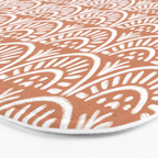 Coastl Palm . Terra Cotta Bath Mat Gallery Image 3