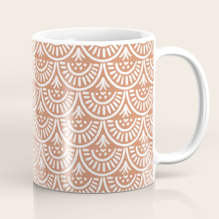 Coastl Palm . Terra Cotta Coffee Mug Gallery Image 1