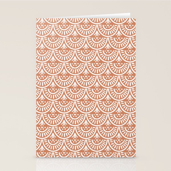Coastl Palm . Terra Cotta Stationery Card Gallery Image 2