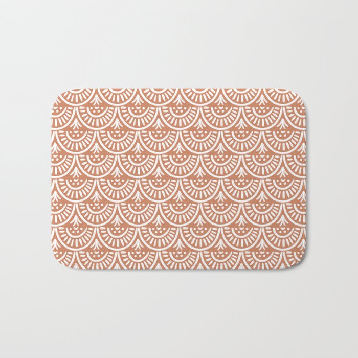 Coastl Palm . Terra Cotta Bath Mat Gallery Image 1