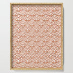 Coastl Palm . Terra Cotta Serving Tray Gallery Image 1