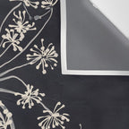 Minimalist Wild Plant 7 Black And White Wall Tapestry Gallery Image 3