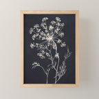 Minimalist Wild Plant 7 Black And White Mini Art Print Gallery Image 1