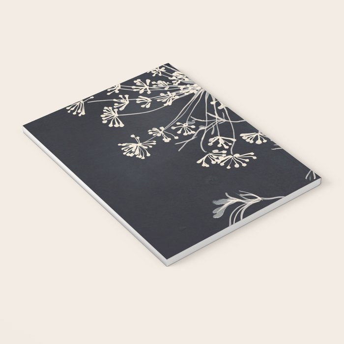 Minimalist Wild Plant 7 Black And White Notebook Gallery Image 3