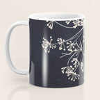 Minimalist Wild Plant 7 Black And White Coffee Mug Gallery Image 3