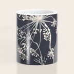 Minimalist Wild Plant 7 Black And White Coffee Mug Gallery Image 4
