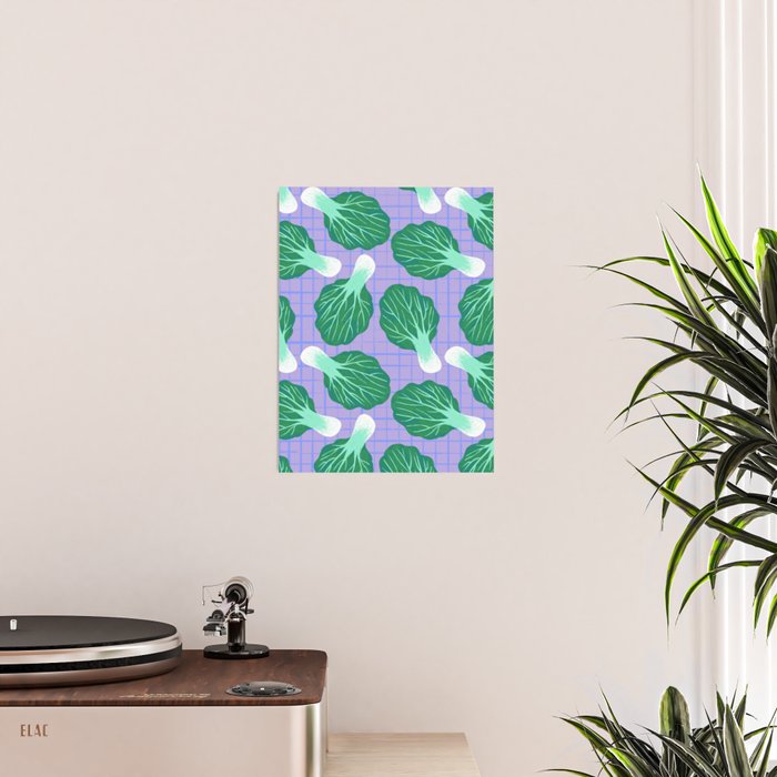 Bokchoy Pattern Poster Gallery Image 2