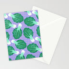 Bokchoy Pattern Stationery Card Gallery Image 2