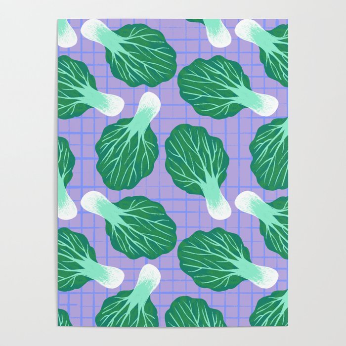 Bokchoy Pattern Poster Gallery Image 4