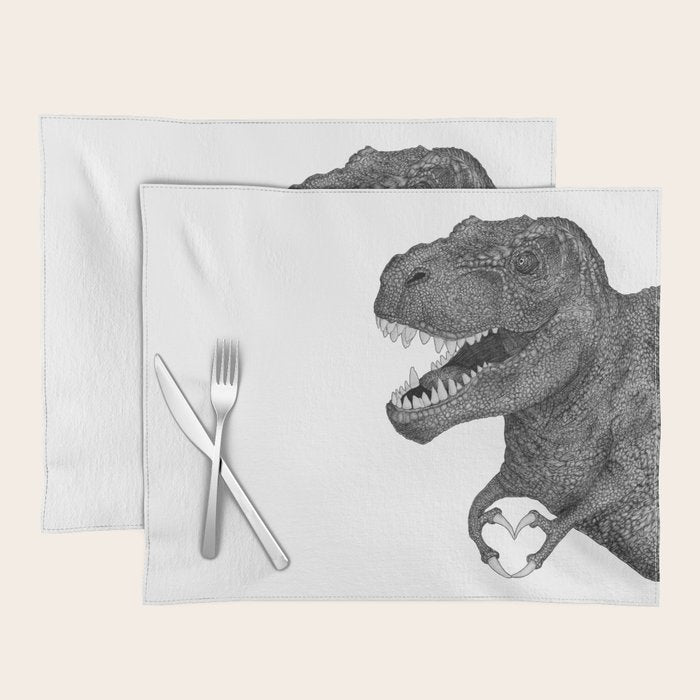 Dino Love Placemat Gallery Image 1