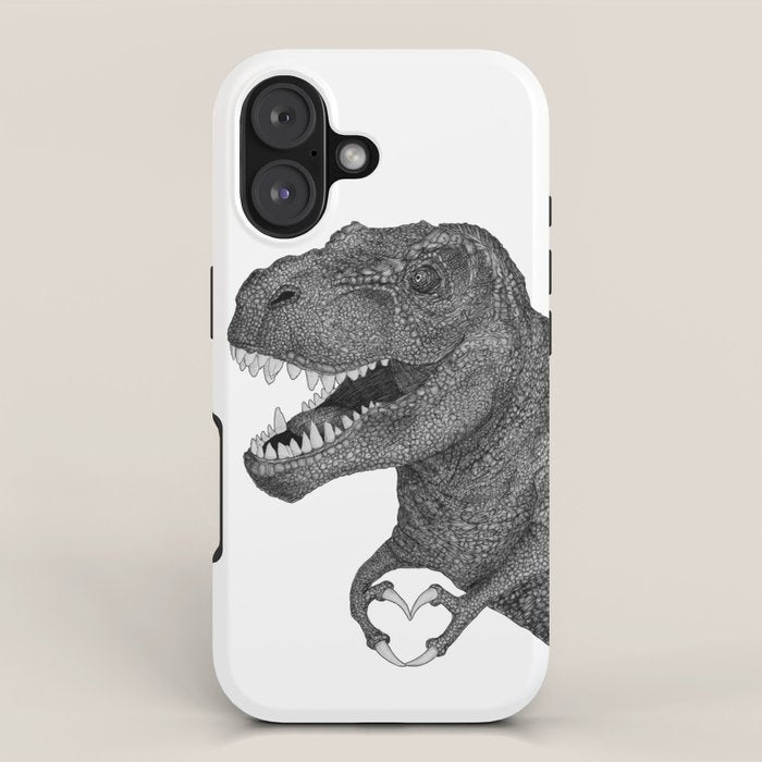 Dino Love iPhone Case Gallery Image 1