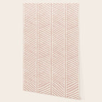 Organic Chevron in Rose Wallpaper Gallery Image 2
