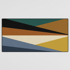 Geometric Triangles V Bold Vintage Desk Mat Gallery Image 3