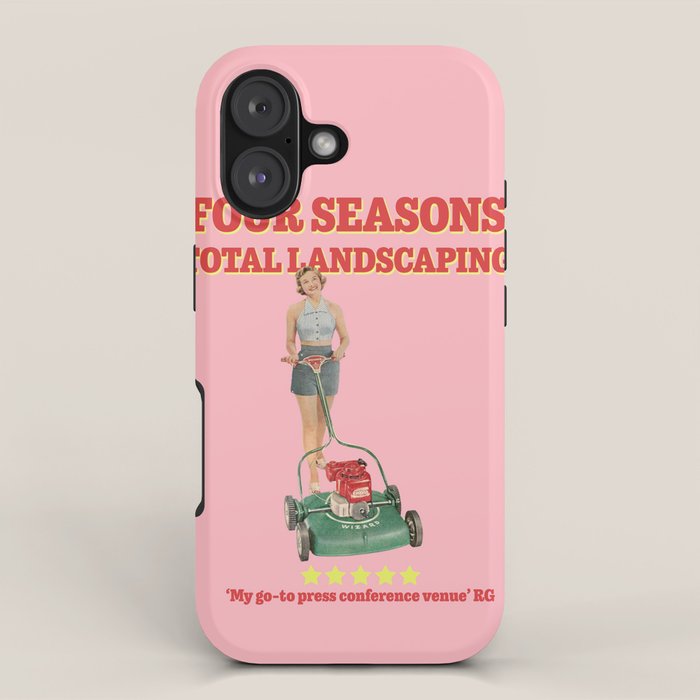 Four Seasons Total Landscaping (Pink) iPhone Case Gallery Image 1
