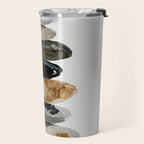 Stacked Stones Zen Minimalist Neutral Design Travel Mug Gallery Image 2