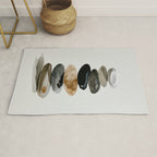 Stacked Stones Zen Minimalist Neutral Design Rug Gallery Image 1