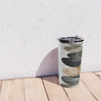 Stacked Stones Zen Minimalist Neutral Design Travel Mug Gallery Image 4
