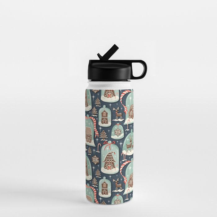 Gingerbread Village Water Bottle Gallery Image 1