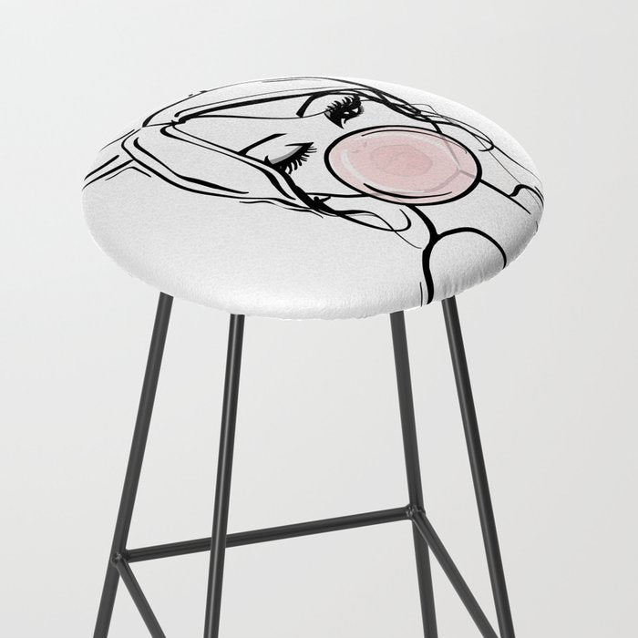 Bubble Gum Wink Stool Gallery Image 2