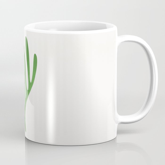 Green Leaf & Sun: Matisse Edition | Mid Century Series Coffee Mug Gallery Image 1