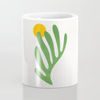 Green Leaf & Sun: Matisse Edition | Mid Century Series Coffee Mug Gallery Image 4