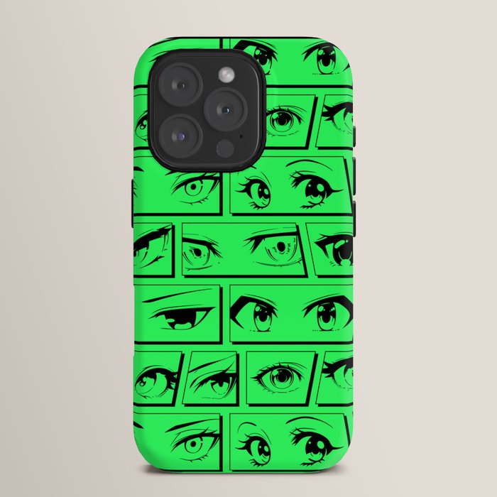 Anime eye cartoon comic art pattern iPhone Case Gallery Image 15