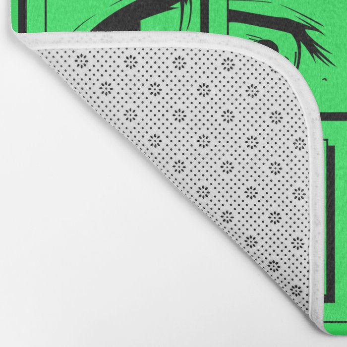 Anime eye cartoon comic art pattern Bath Mat Gallery Image 2