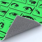 Anime eye cartoon comic art pattern Rug Gallery Image 4